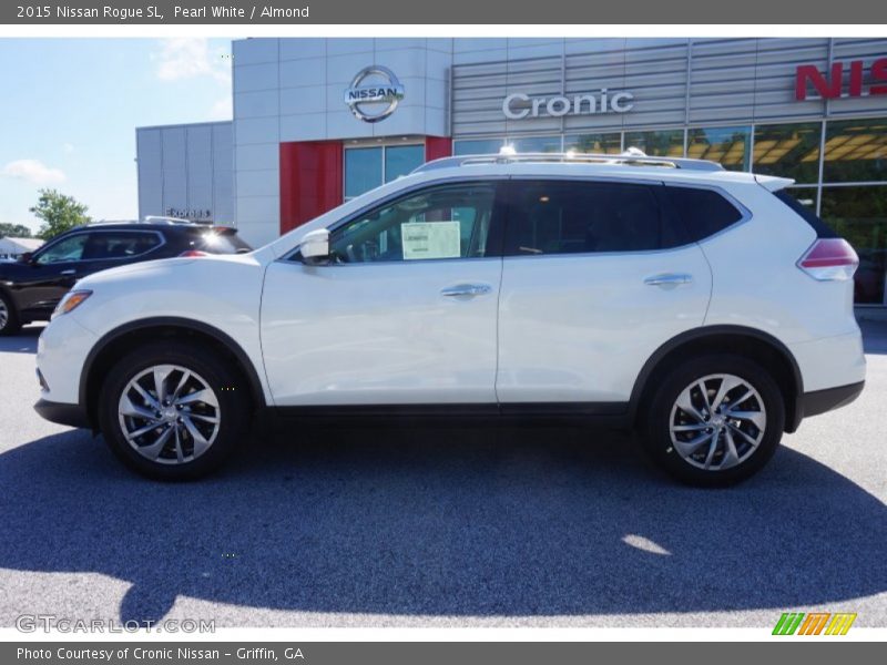 Pearl White / Almond 2015 Nissan Rogue SL
