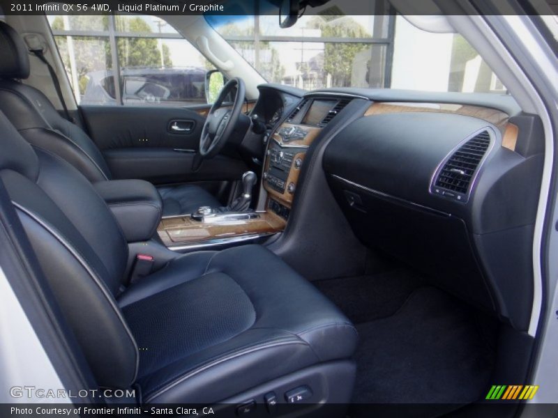 Liquid Platinum / Graphite 2011 Infiniti QX 56 4WD