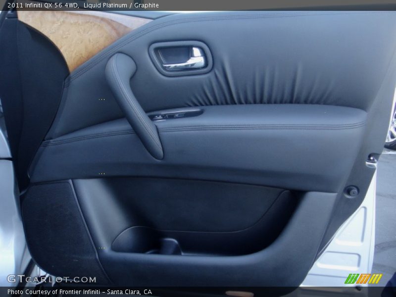 Liquid Platinum / Graphite 2011 Infiniti QX 56 4WD