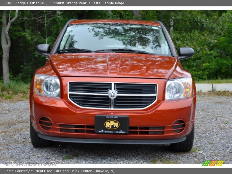 Sunburst Orange Pearl / Pastel Pebble Beige 2008 Dodge Caliber SXT