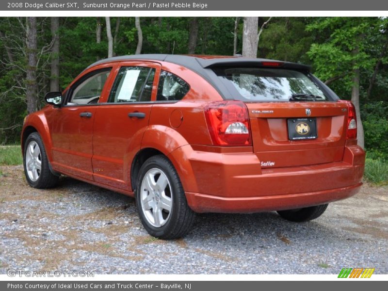 Sunburst Orange Pearl / Pastel Pebble Beige 2008 Dodge Caliber SXT
