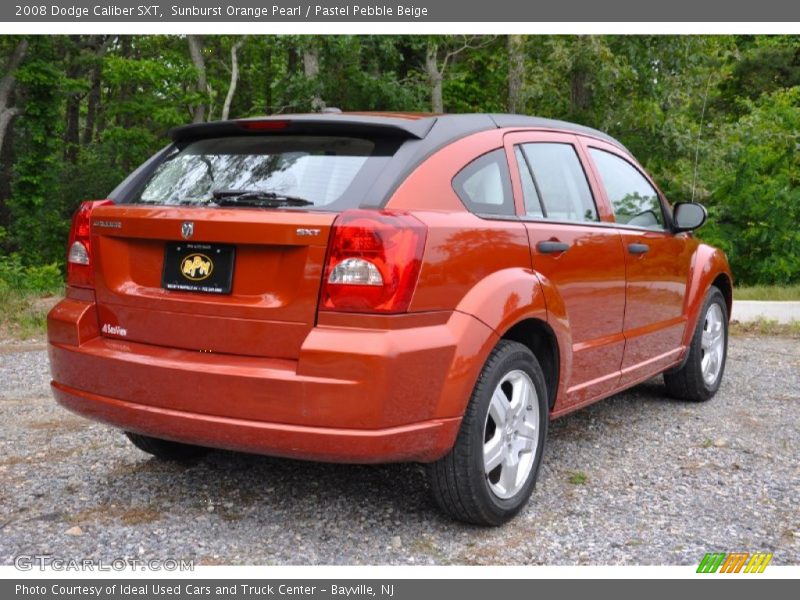 Sunburst Orange Pearl / Pastel Pebble Beige 2008 Dodge Caliber SXT