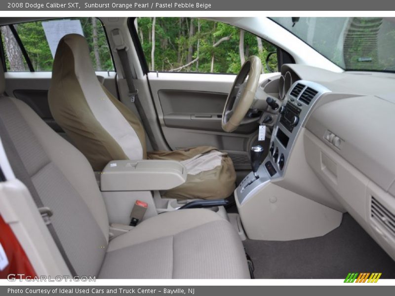 Sunburst Orange Pearl / Pastel Pebble Beige 2008 Dodge Caliber SXT