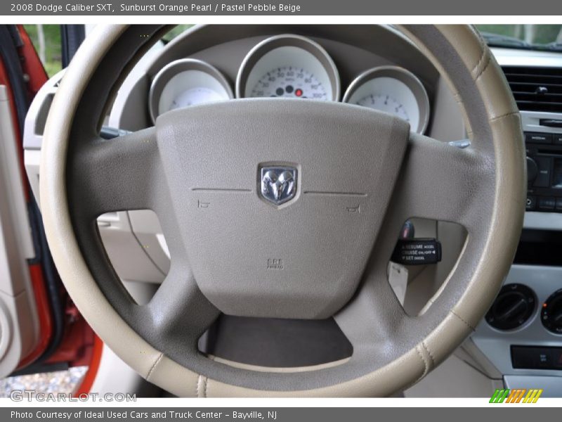 Sunburst Orange Pearl / Pastel Pebble Beige 2008 Dodge Caliber SXT