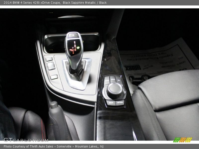 Black Sapphire Metallic / Black 2014 BMW 4 Series 428i xDrive Coupe