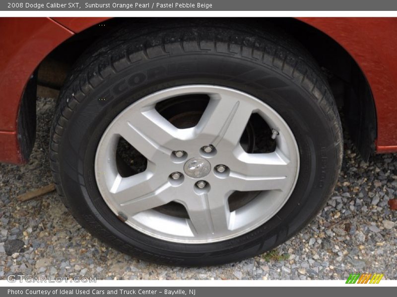Sunburst Orange Pearl / Pastel Pebble Beige 2008 Dodge Caliber SXT