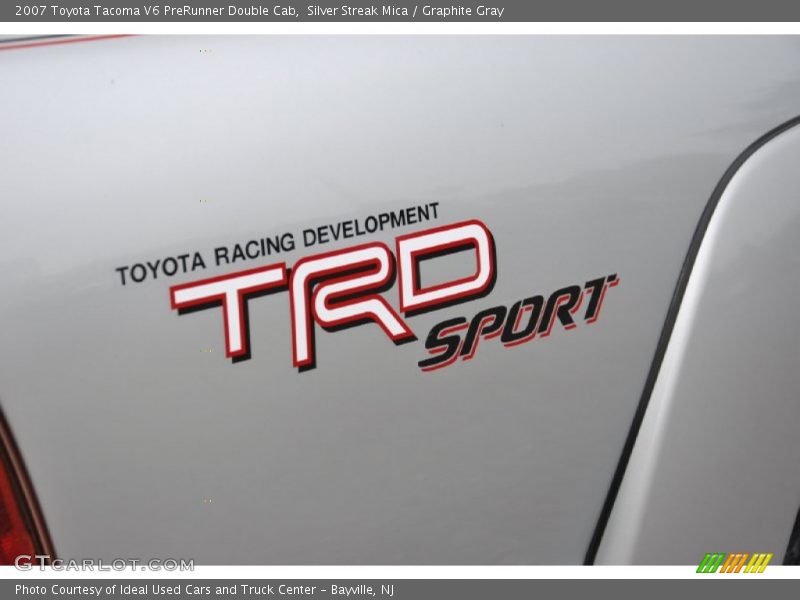 Silver Streak Mica / Graphite Gray 2007 Toyota Tacoma V6 PreRunner Double Cab