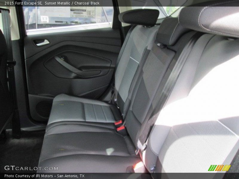 Sunset Metallic / Charcoal Black 2015 Ford Escape SE