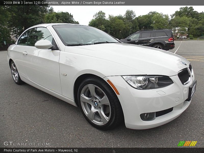 Alpine White / Cream Beige Dakota Leather 2009 BMW 3 Series 328i Convertible