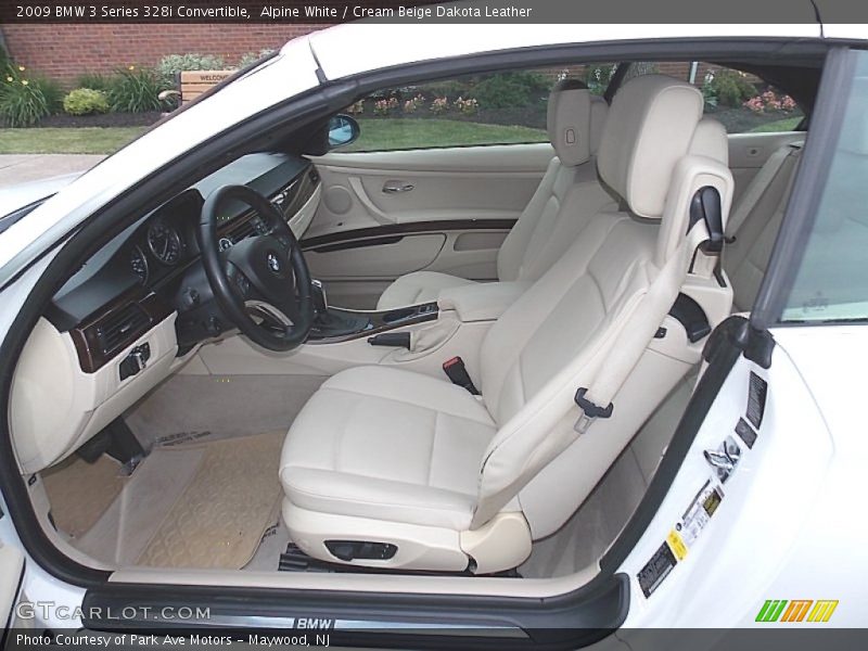Front Seat of 2009 3 Series 328i Convertible