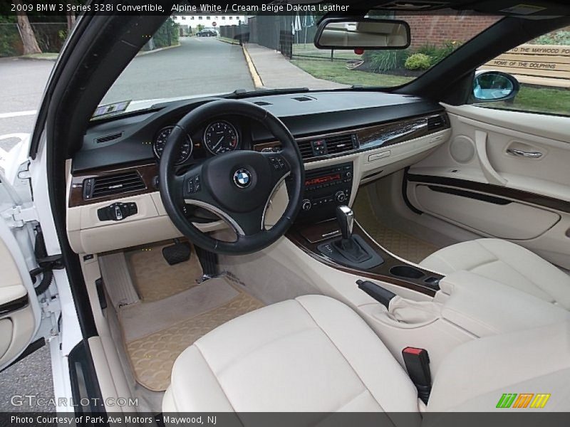  2009 3 Series 328i Convertible Cream Beige Dakota Leather Interior