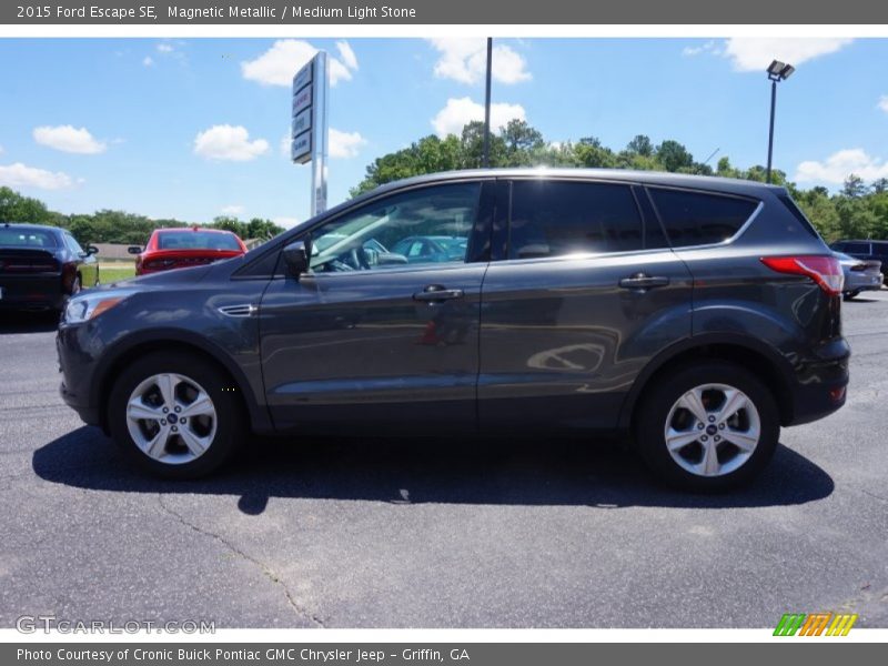 Magnetic Metallic / Medium Light Stone 2015 Ford Escape SE