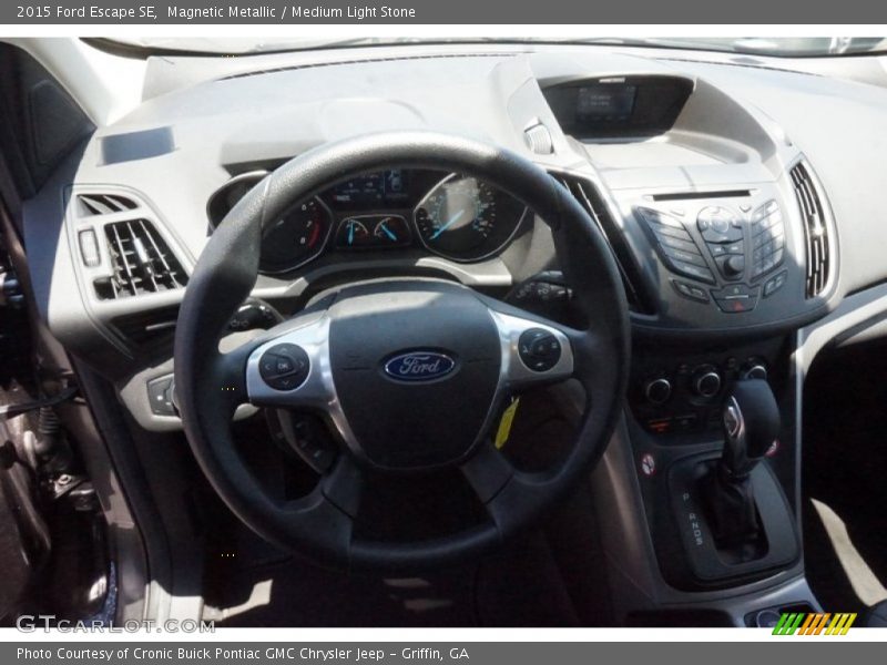 Magnetic Metallic / Medium Light Stone 2015 Ford Escape SE
