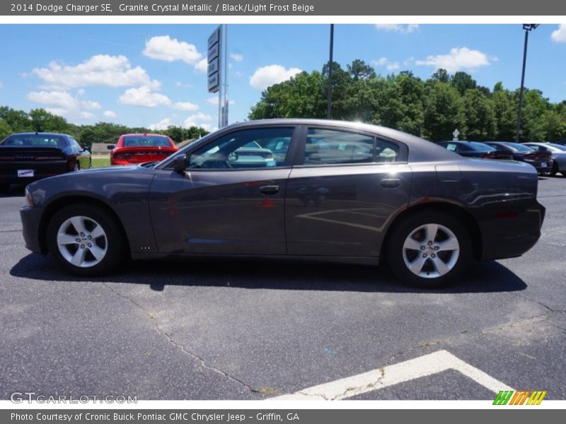 Granite Crystal Metallic / Black/Light Frost Beige 2014 Dodge Charger SE