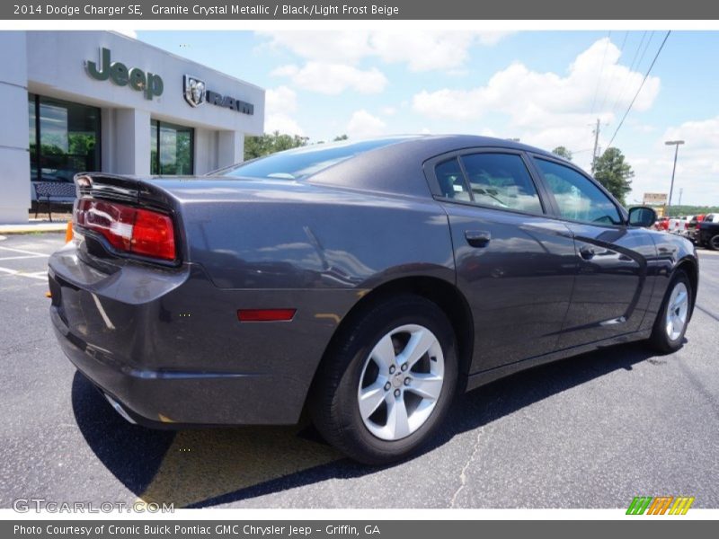 Granite Crystal Metallic / Black/Light Frost Beige 2014 Dodge Charger SE