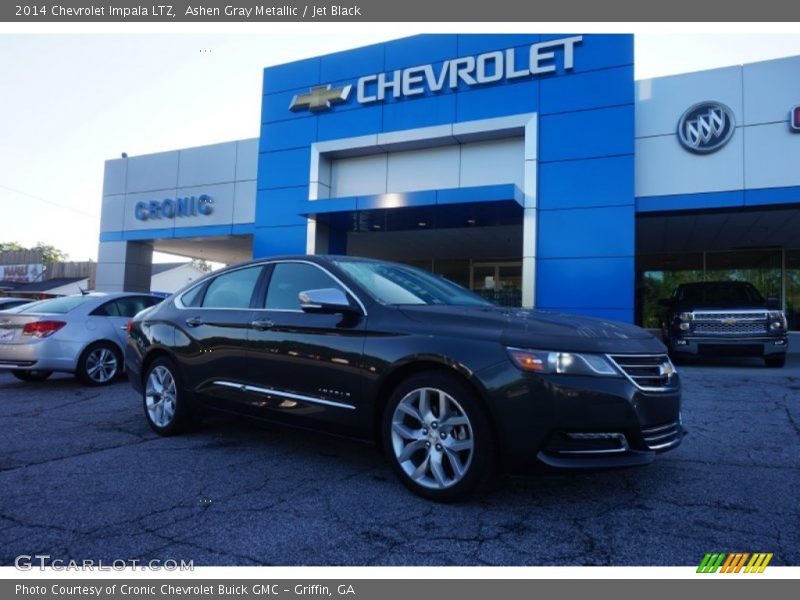 Ashen Gray Metallic / Jet Black 2014 Chevrolet Impala LTZ