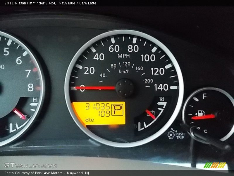 Navy Blue / Cafe Latte 2011 Nissan Pathfinder S 4x4