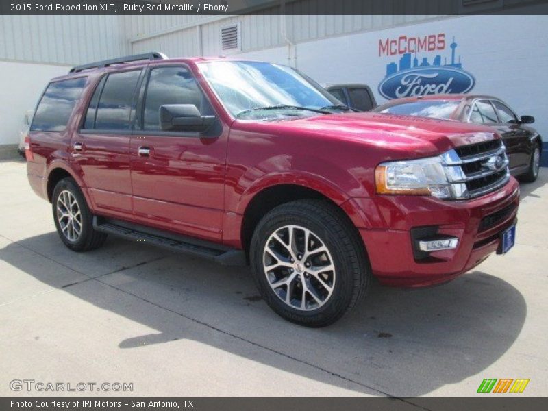 Ruby Red Metallic / Ebony 2015 Ford Expedition XLT