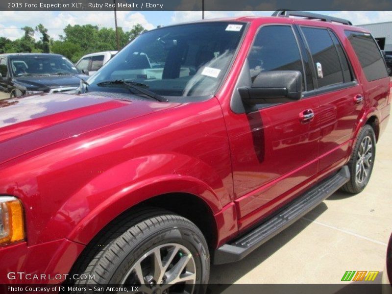 Ruby Red Metallic / Ebony 2015 Ford Expedition XLT