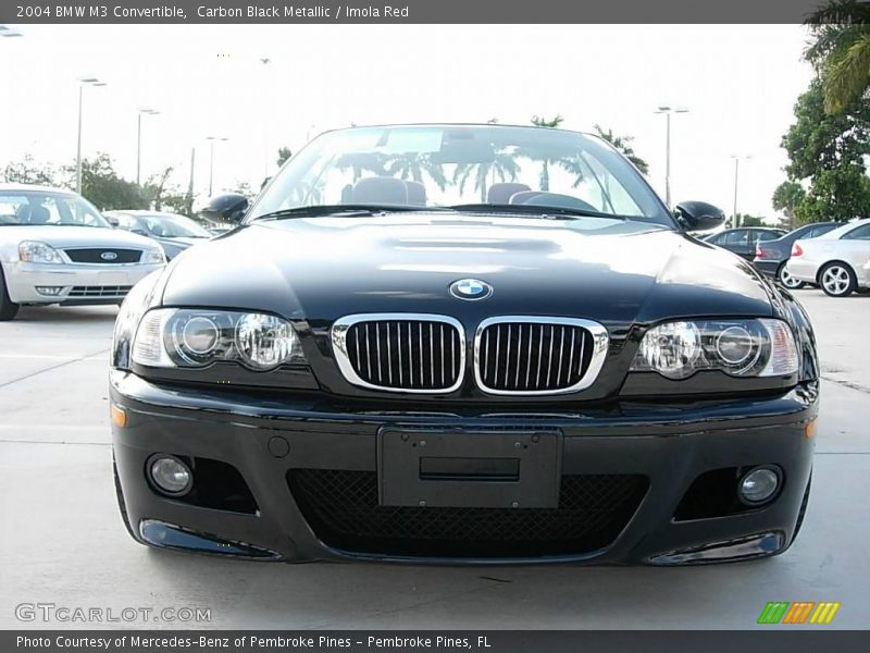 Carbon Black Metallic / Imola Red 2004 BMW M3 Convertible