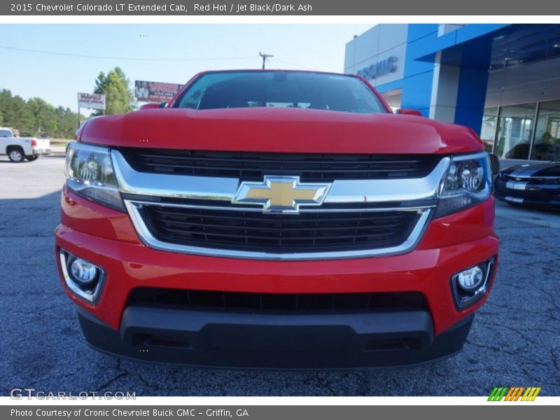 Red Hot / Jet Black/Dark Ash 2015 Chevrolet Colorado LT Extended Cab