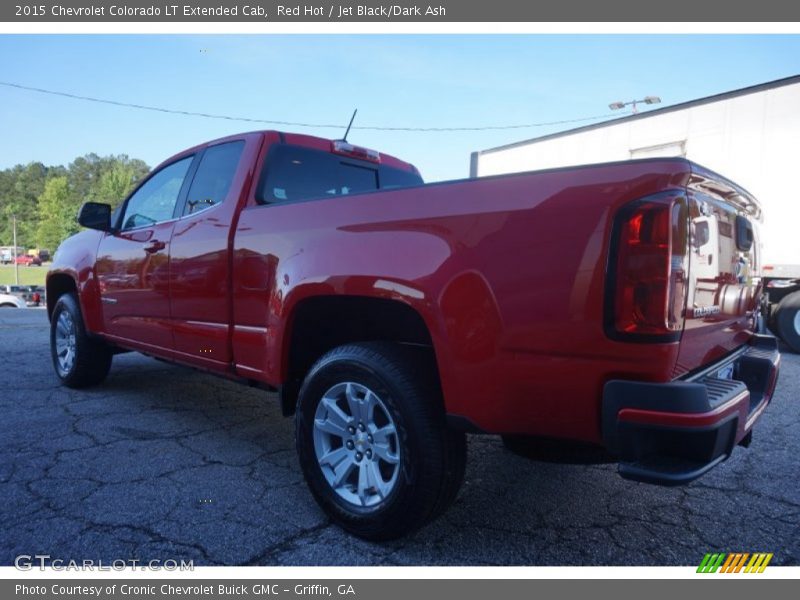 Red Hot / Jet Black/Dark Ash 2015 Chevrolet Colorado LT Extended Cab