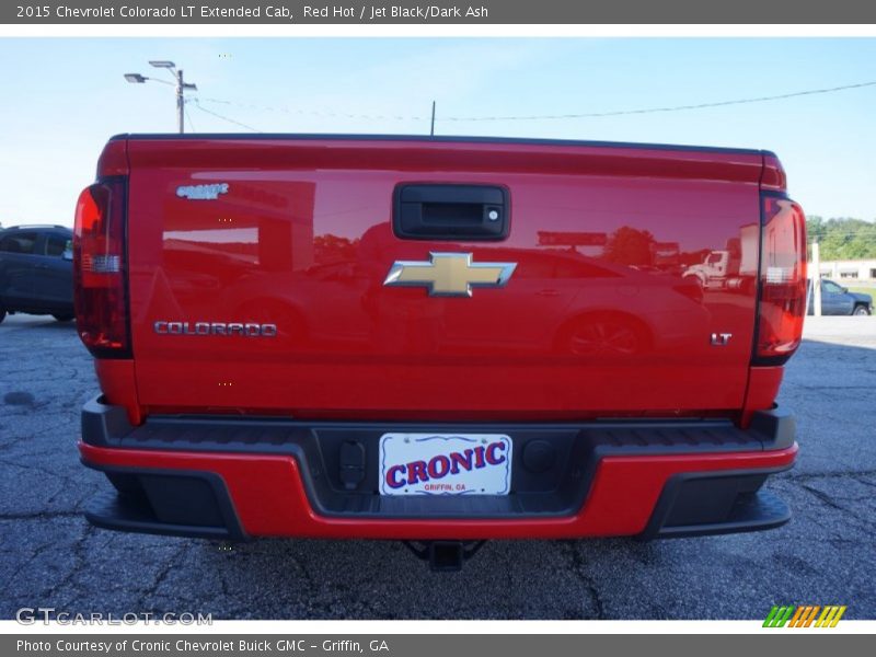 Red Hot / Jet Black/Dark Ash 2015 Chevrolet Colorado LT Extended Cab