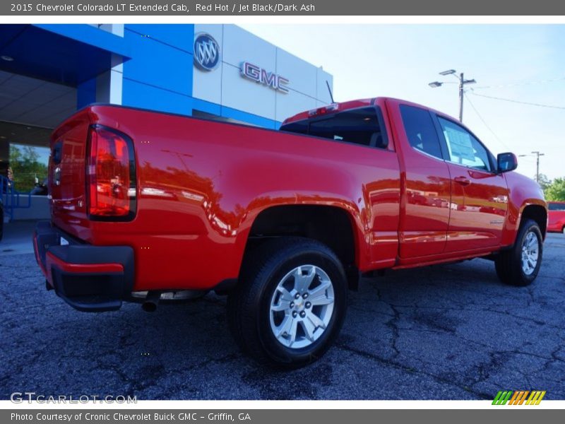 Red Hot / Jet Black/Dark Ash 2015 Chevrolet Colorado LT Extended Cab