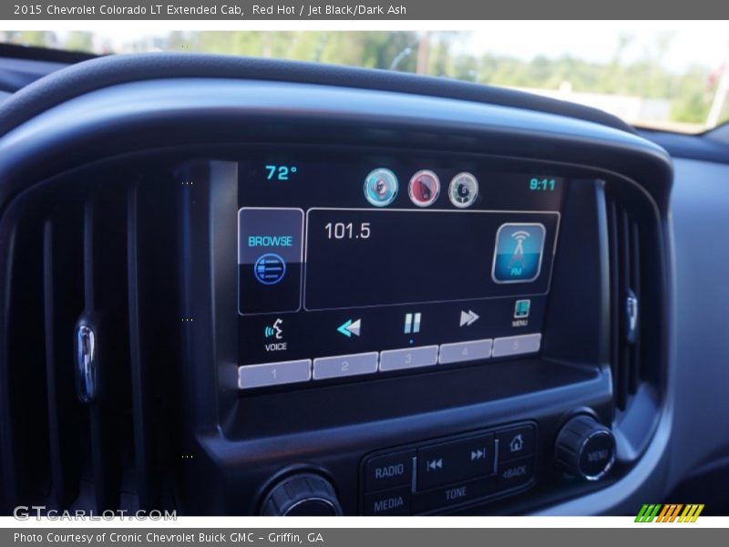 Red Hot / Jet Black/Dark Ash 2015 Chevrolet Colorado LT Extended Cab