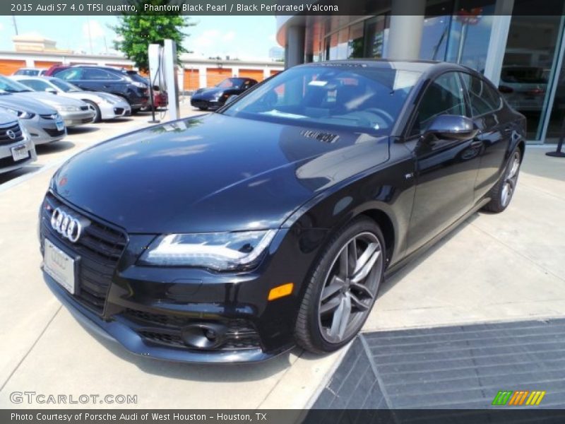 Phantom Black Pearl / Black Perforated Valcona 2015 Audi S7 4.0 TFSI quattro