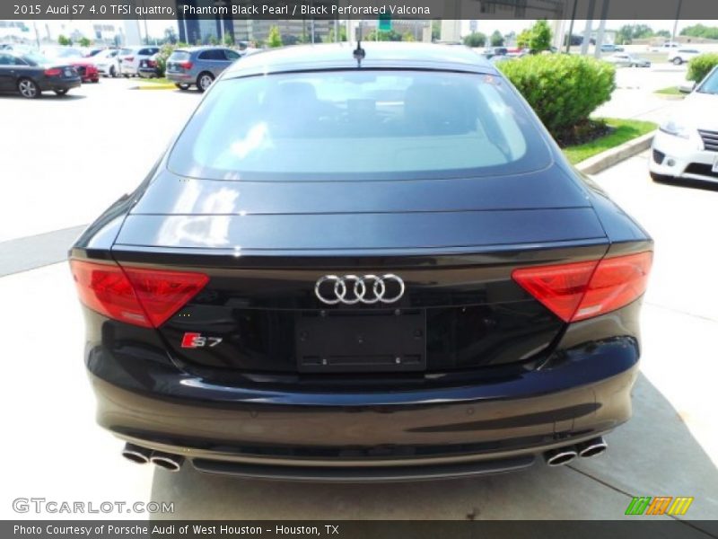 Phantom Black Pearl / Black Perforated Valcona 2015 Audi S7 4.0 TFSI quattro