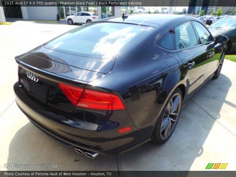 Phantom Black Pearl / Black Perforated Valcona 2015 Audi S7 4.0 TFSI quattro