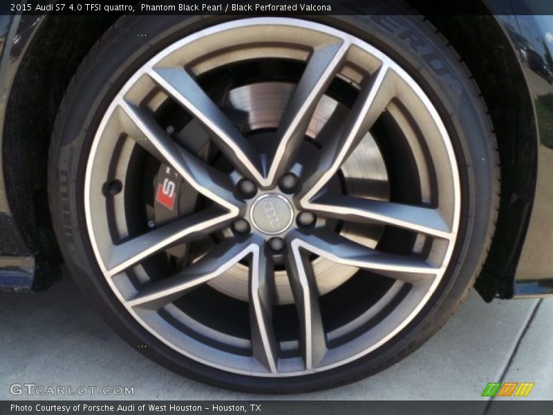 Phantom Black Pearl / Black Perforated Valcona 2015 Audi S7 4.0 TFSI quattro