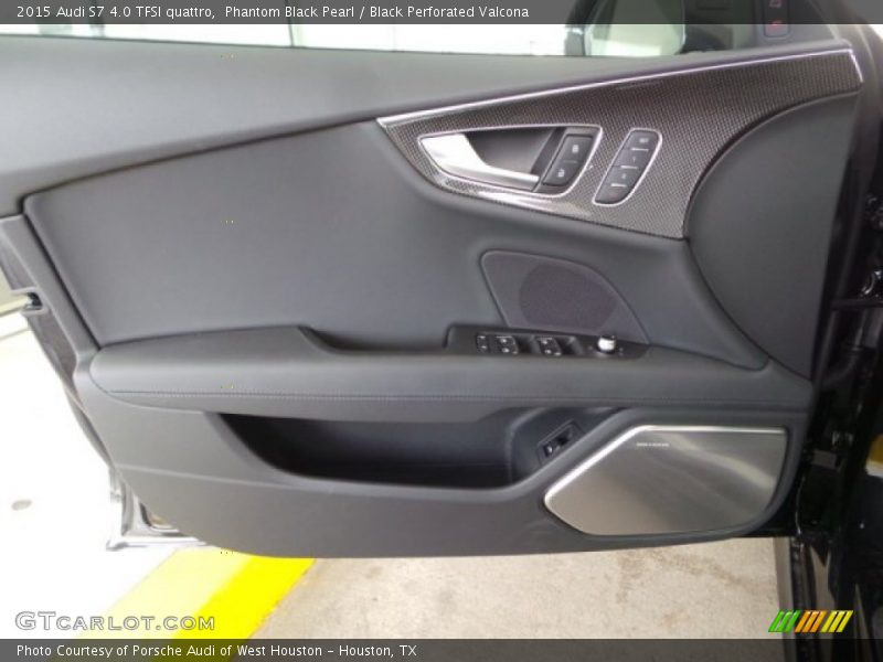 Phantom Black Pearl / Black Perforated Valcona 2015 Audi S7 4.0 TFSI quattro