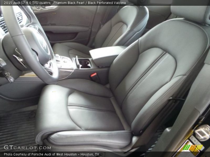 Phantom Black Pearl / Black Perforated Valcona 2015 Audi S7 4.0 TFSI quattro