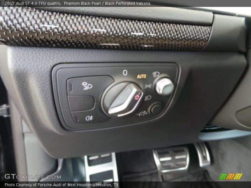 Phantom Black Pearl / Black Perforated Valcona 2015 Audi S7 4.0 TFSI quattro