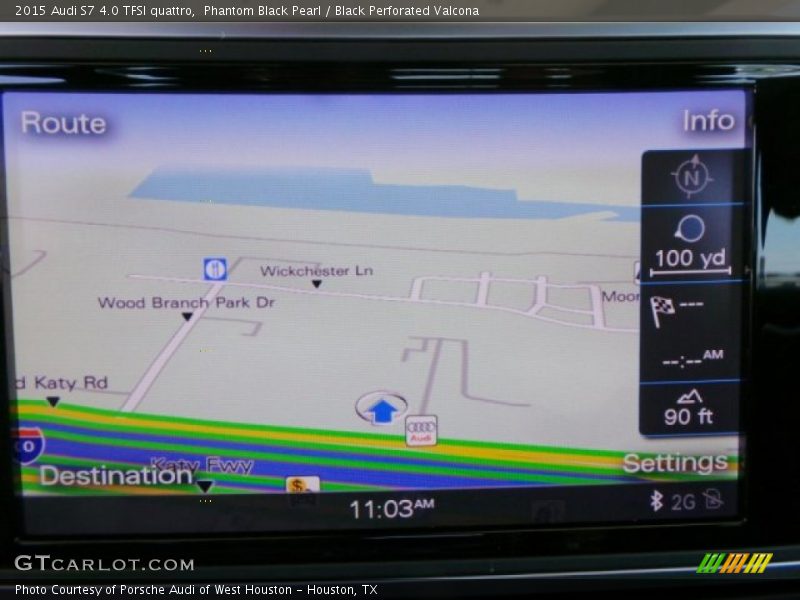 Phantom Black Pearl / Black Perforated Valcona 2015 Audi S7 4.0 TFSI quattro