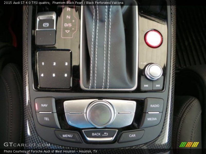 Phantom Black Pearl / Black Perforated Valcona 2015 Audi S7 4.0 TFSI quattro