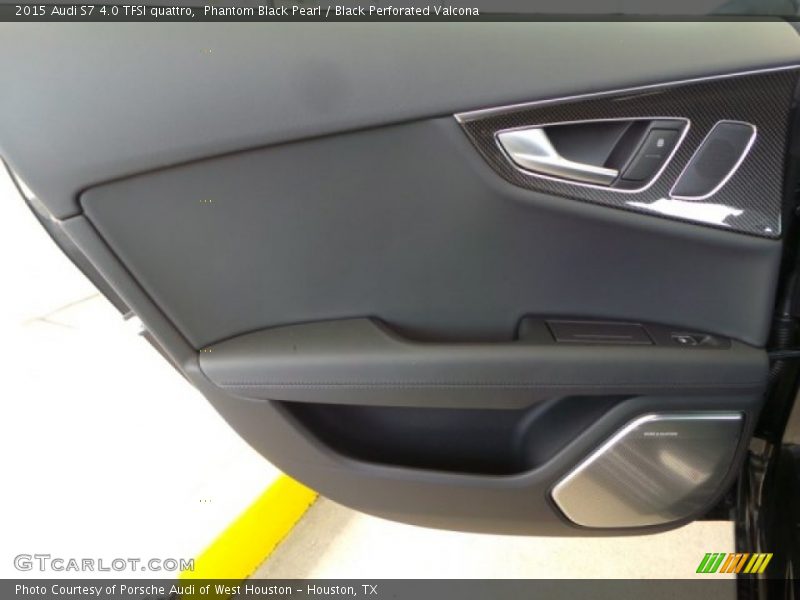 Phantom Black Pearl / Black Perforated Valcona 2015 Audi S7 4.0 TFSI quattro