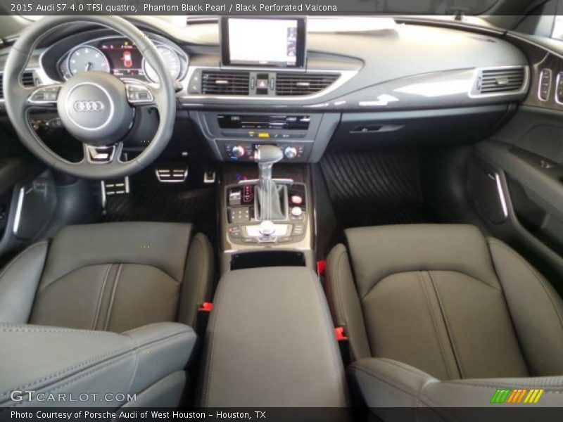 Phantom Black Pearl / Black Perforated Valcona 2015 Audi S7 4.0 TFSI quattro