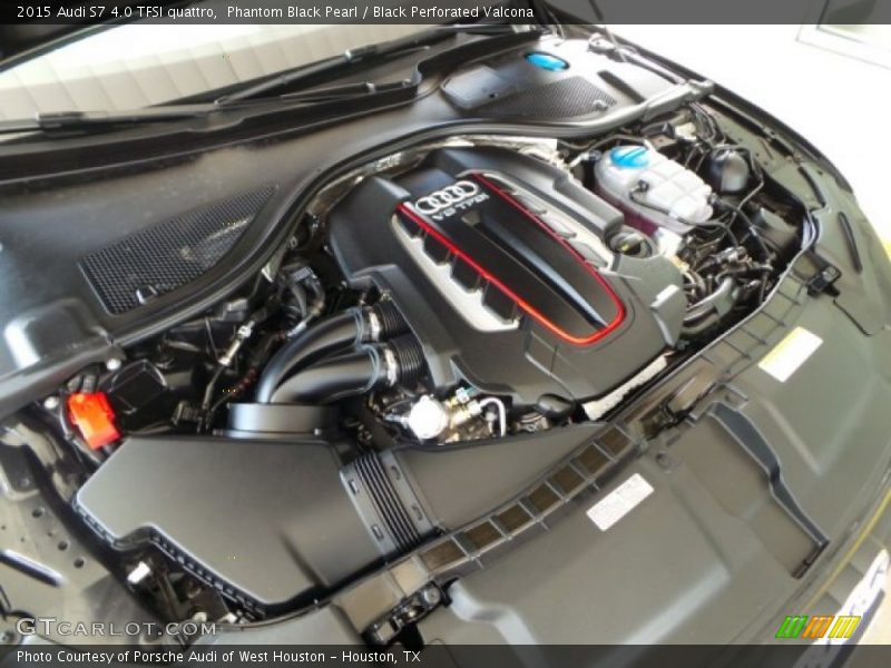 Phantom Black Pearl / Black Perforated Valcona 2015 Audi S7 4.0 TFSI quattro