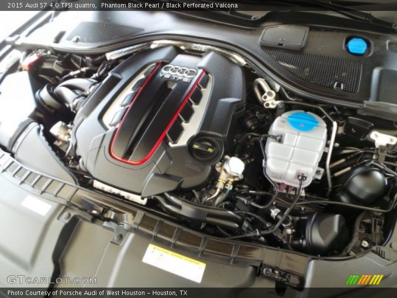 Phantom Black Pearl / Black Perforated Valcona 2015 Audi S7 4.0 TFSI quattro