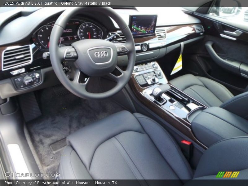 Oolong Gray Metallic / Black 2015 Audi A8 L 3.0T quattro