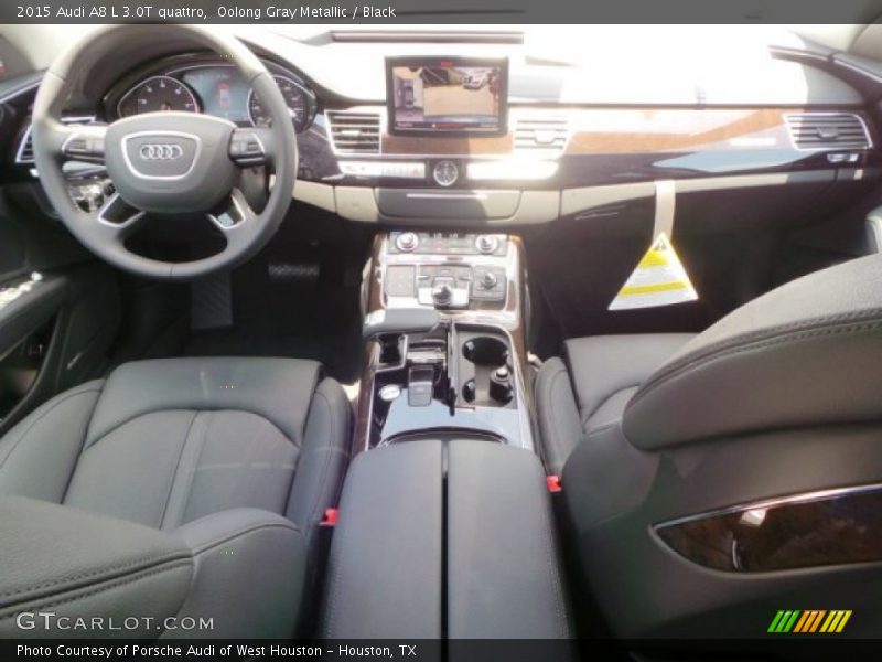 Oolong Gray Metallic / Black 2015 Audi A8 L 3.0T quattro