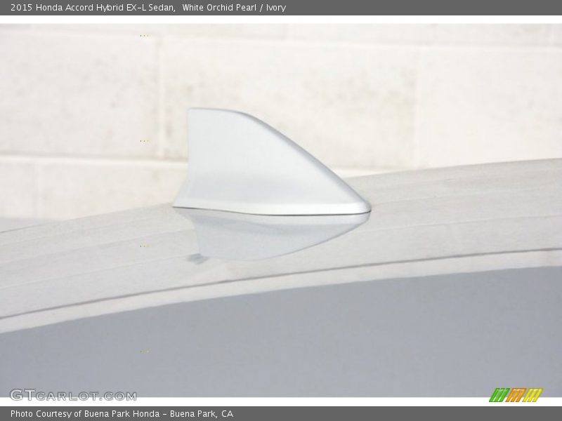 White Orchid Pearl / Ivory 2015 Honda Accord Hybrid EX-L Sedan