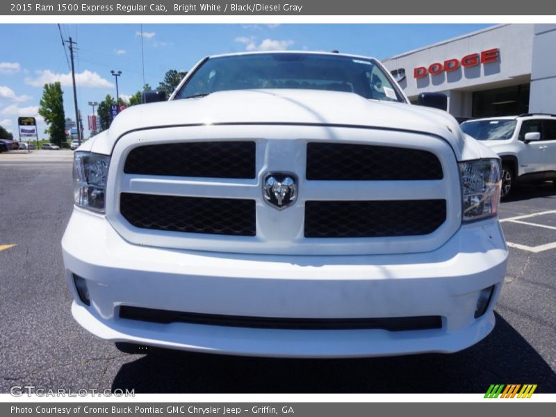 Bright White / Black/Diesel Gray 2015 Ram 1500 Express Regular Cab