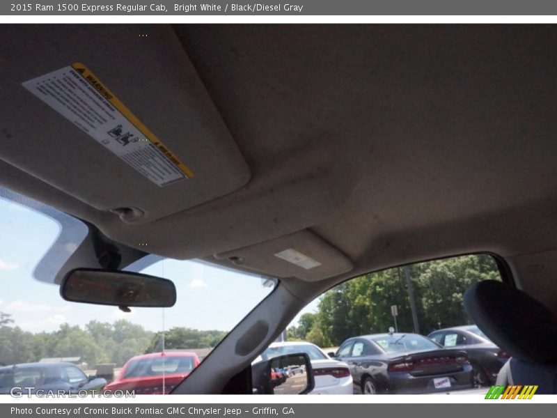 Bright White / Black/Diesel Gray 2015 Ram 1500 Express Regular Cab