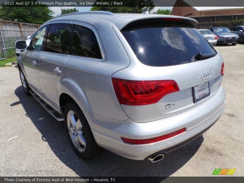 Ice Silver Metallic / Black 2015 Audi Q7 3.0 Premium Plus quattro