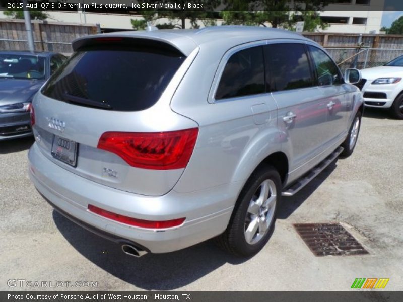 Ice Silver Metallic / Black 2015 Audi Q7 3.0 Premium Plus quattro