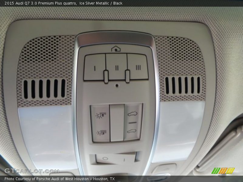 Ice Silver Metallic / Black 2015 Audi Q7 3.0 Premium Plus quattro